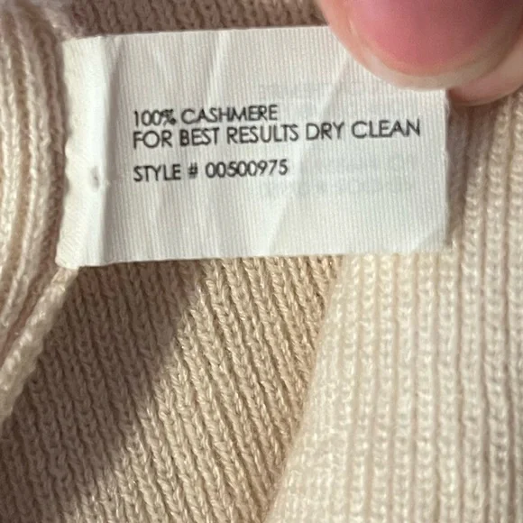 Club Monaco Cream Cashmere Cardigan sz XS - Picture 9 of 13